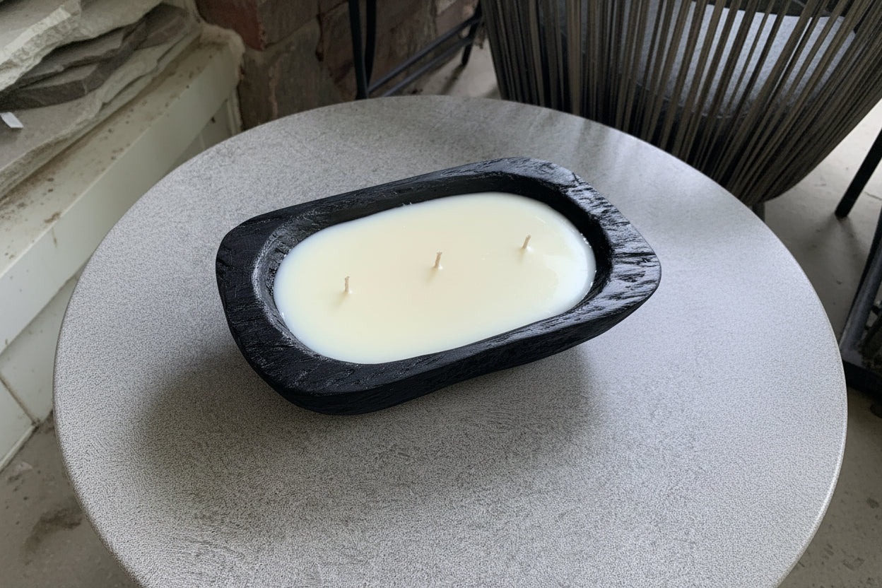 Dough Bowl Oval Candle