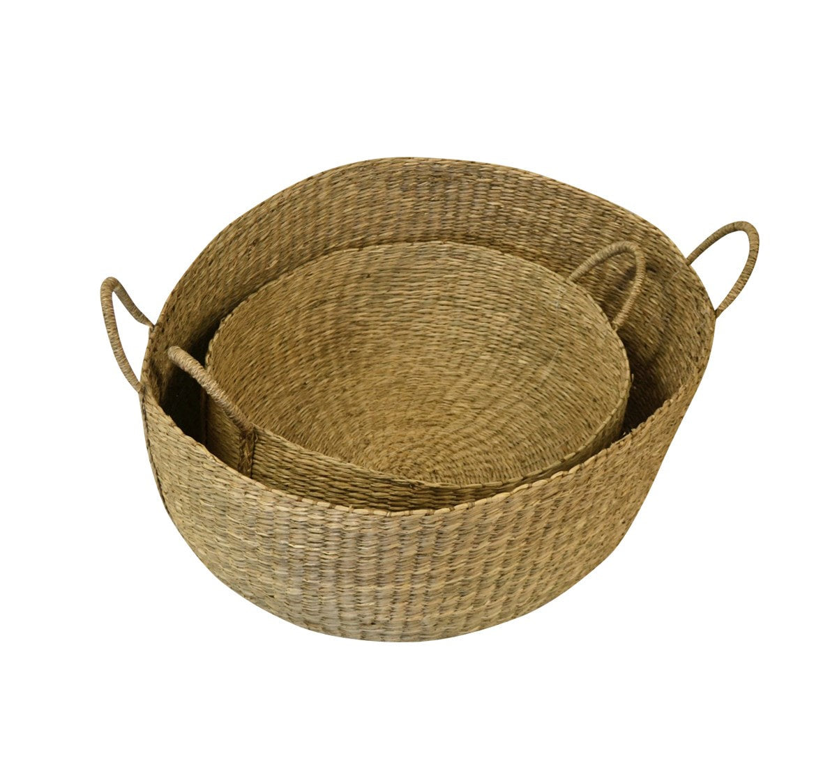 Sweet grass basket set two