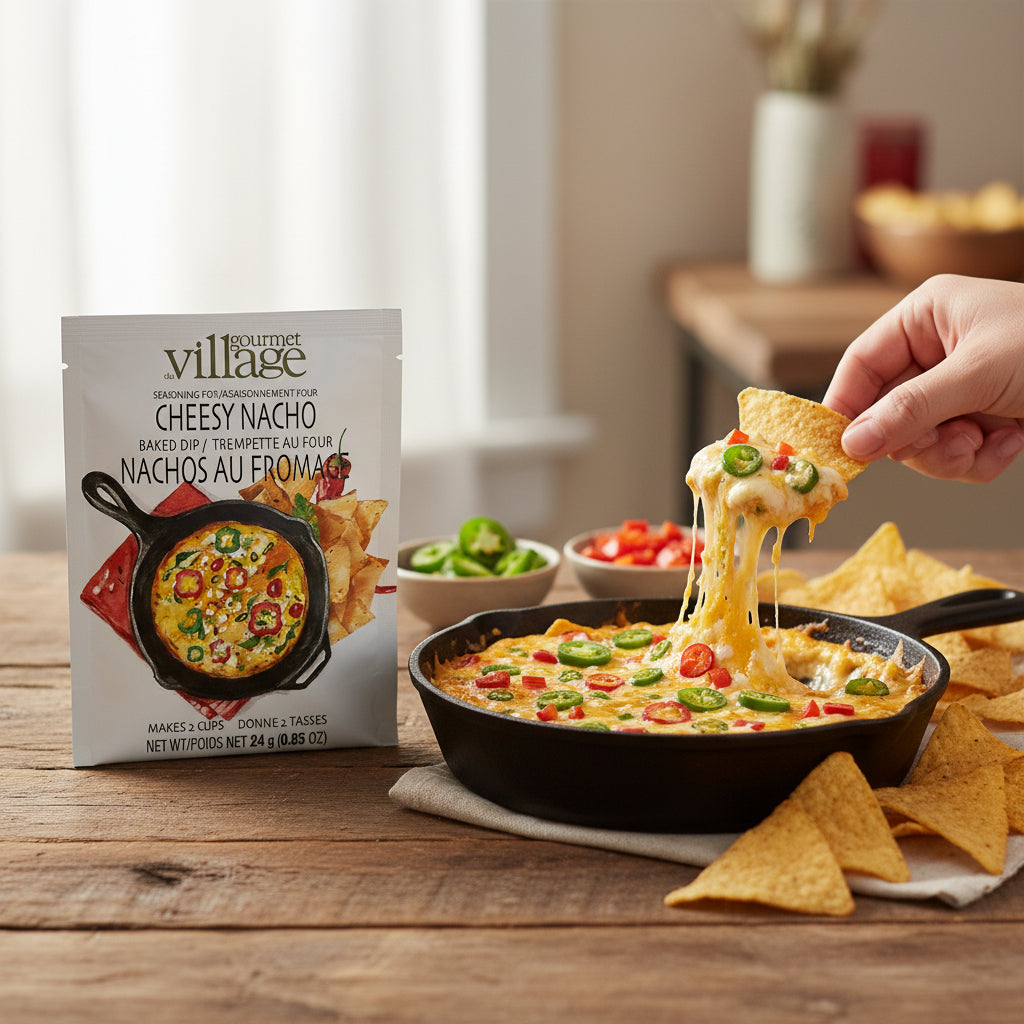 Cheesy Nacho Baked Dip
