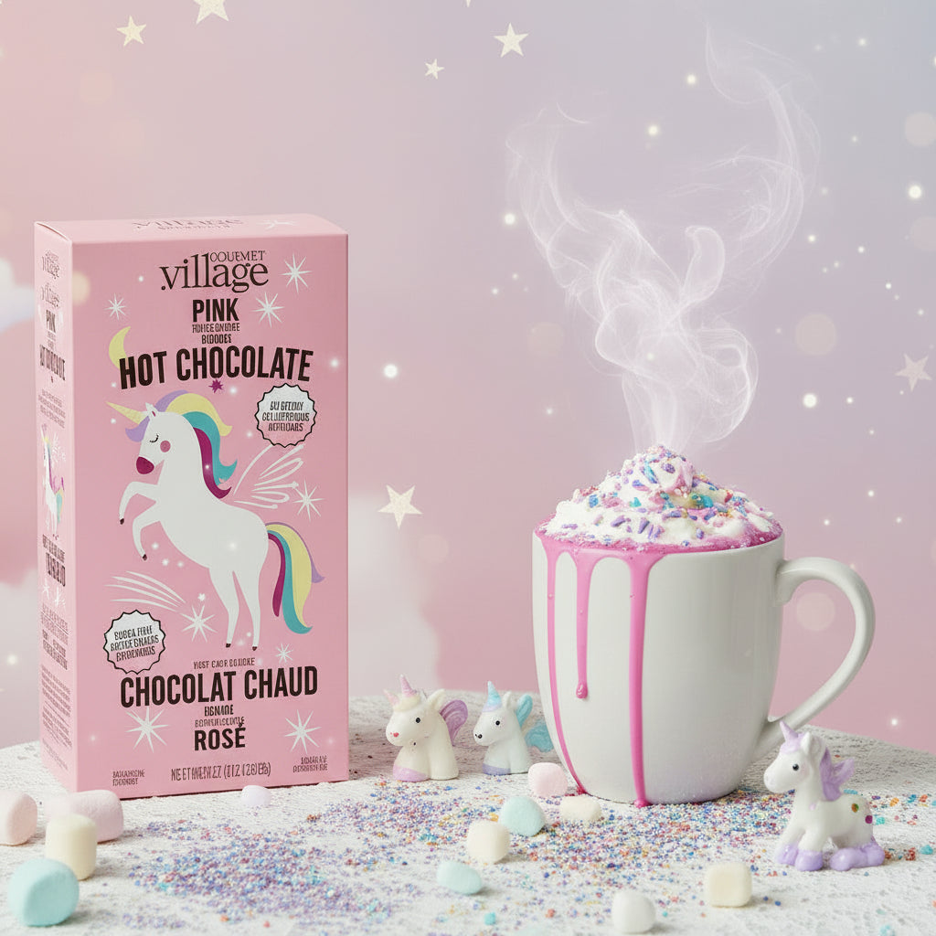 Unicorn Pink Hot Chocolate - colour changing