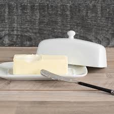 Butter Dish White