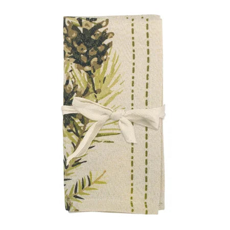 Set of Four Cloth Napkins - Pine