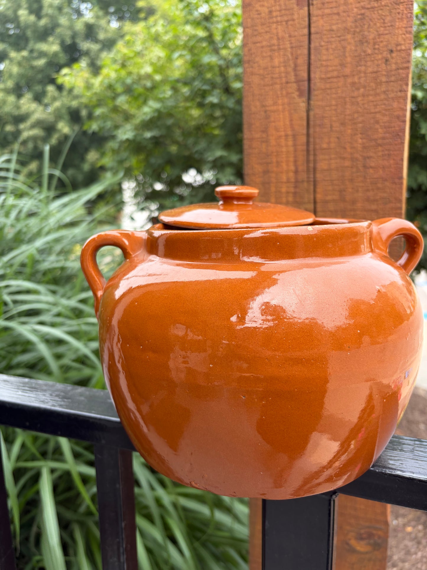 Vintage Huge Bean Pot