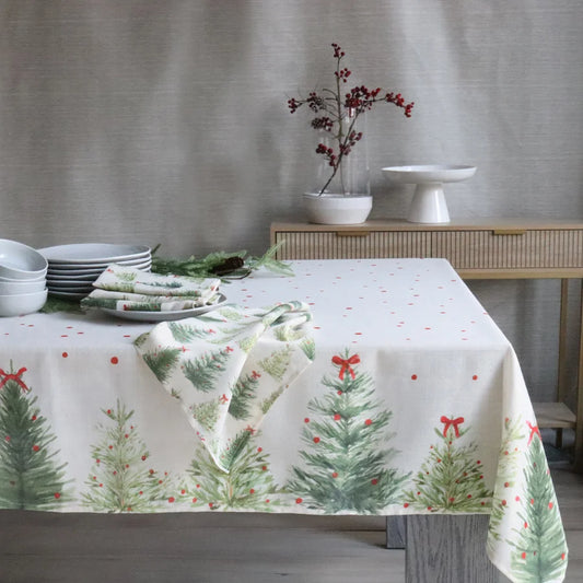 Holiday Trees Tablecloth
