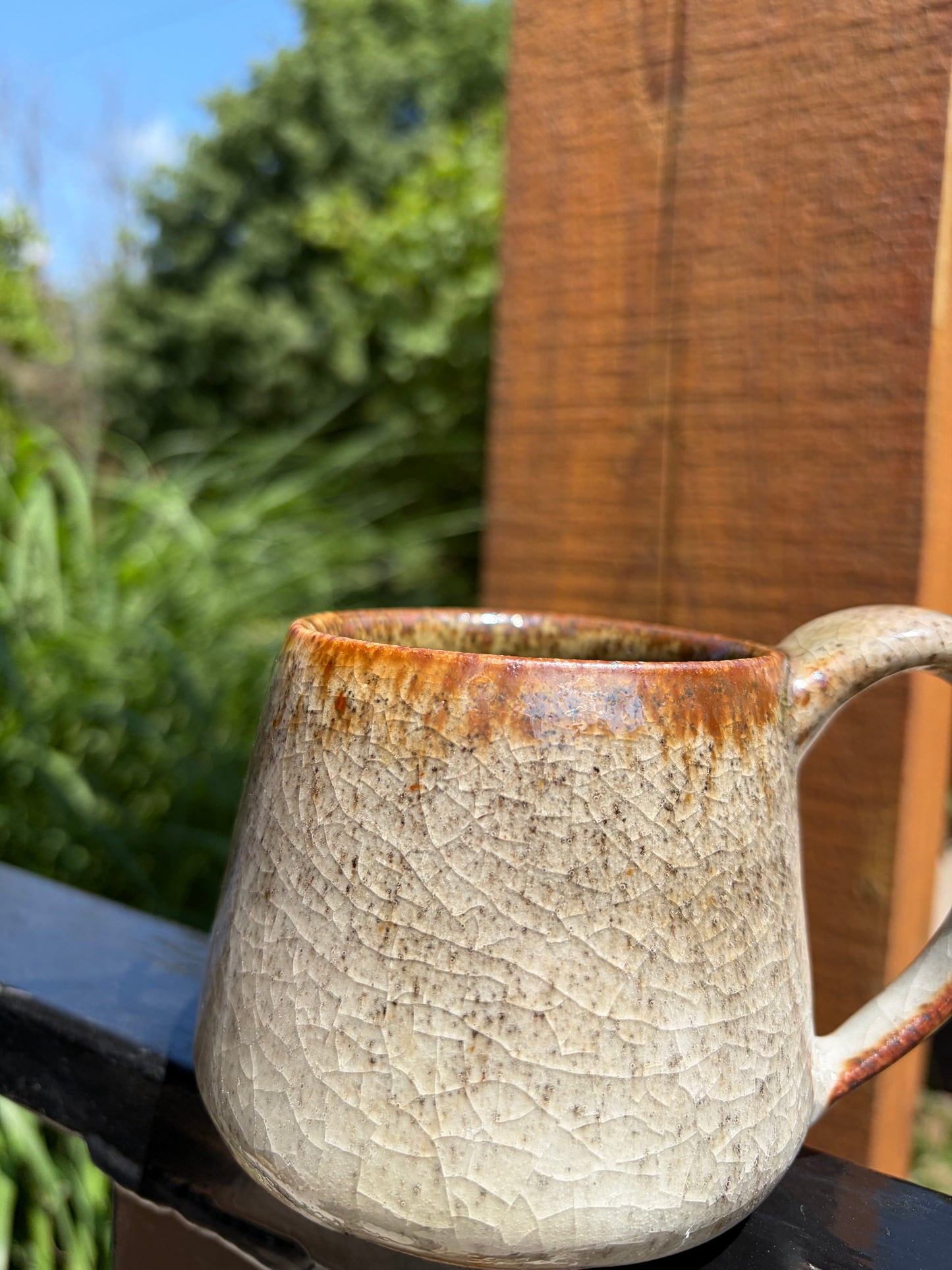 Vintage Singed Pottery Mug