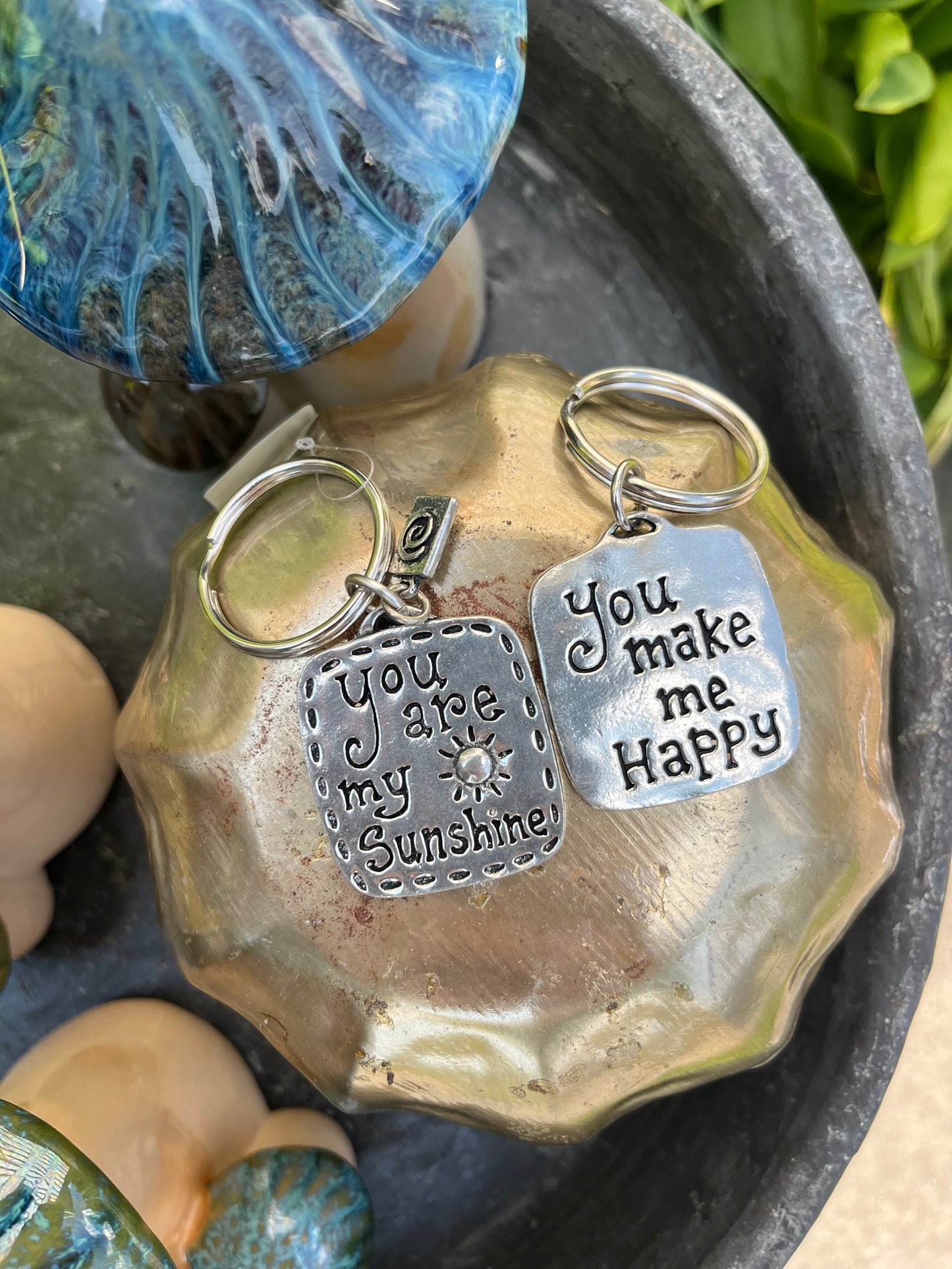 Pewter Keychain