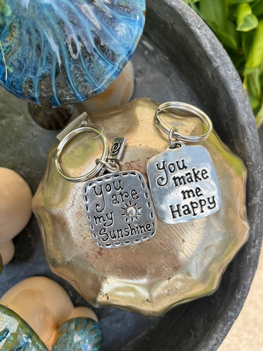 Pewter Keychain