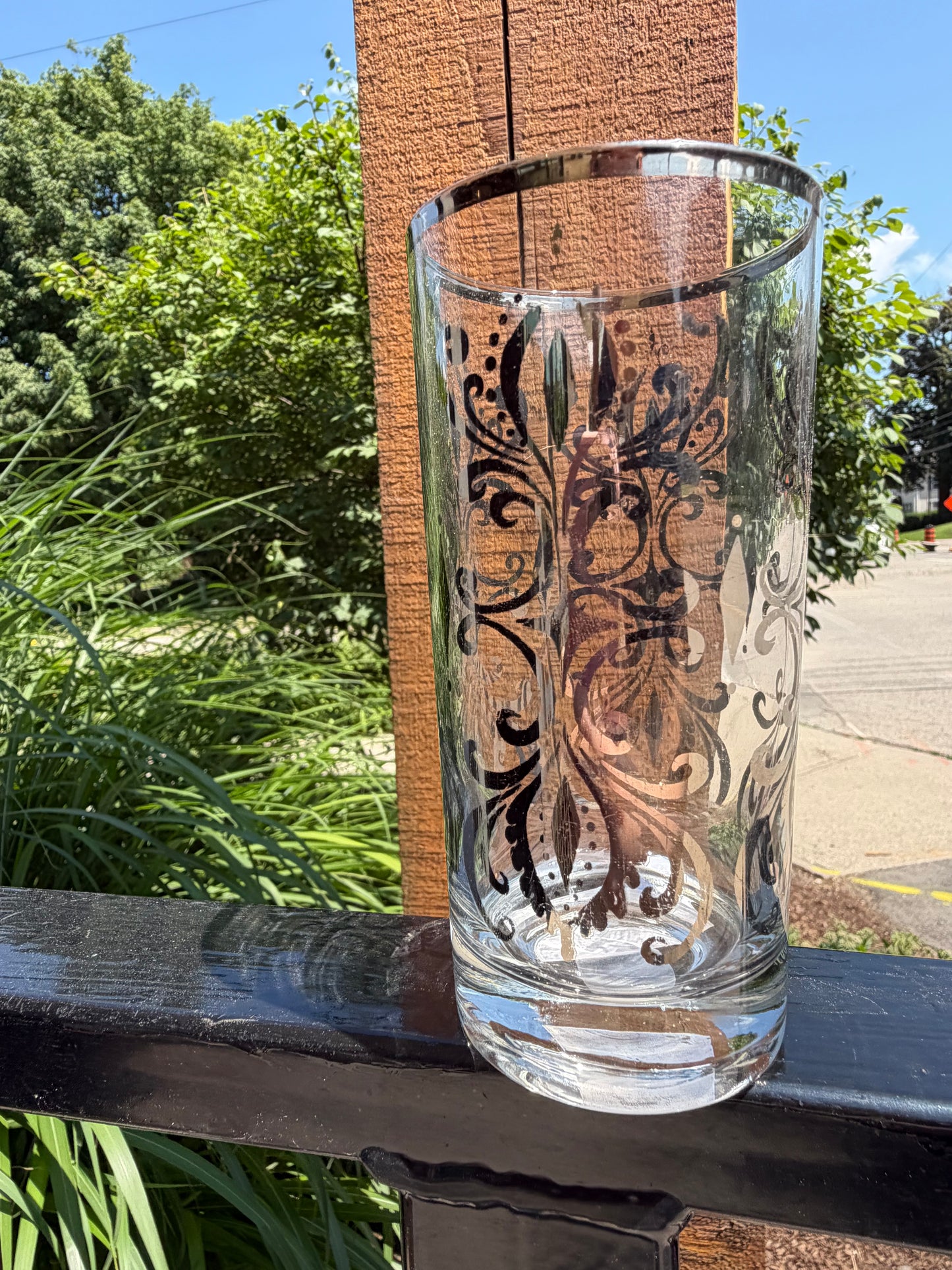 Vintage Silver Design Glasses
