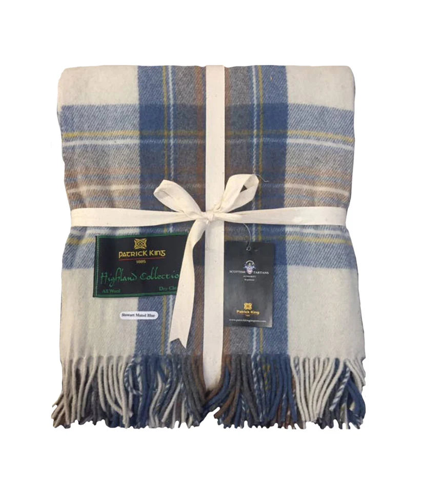 Scottish Plaid Woolen Blankets