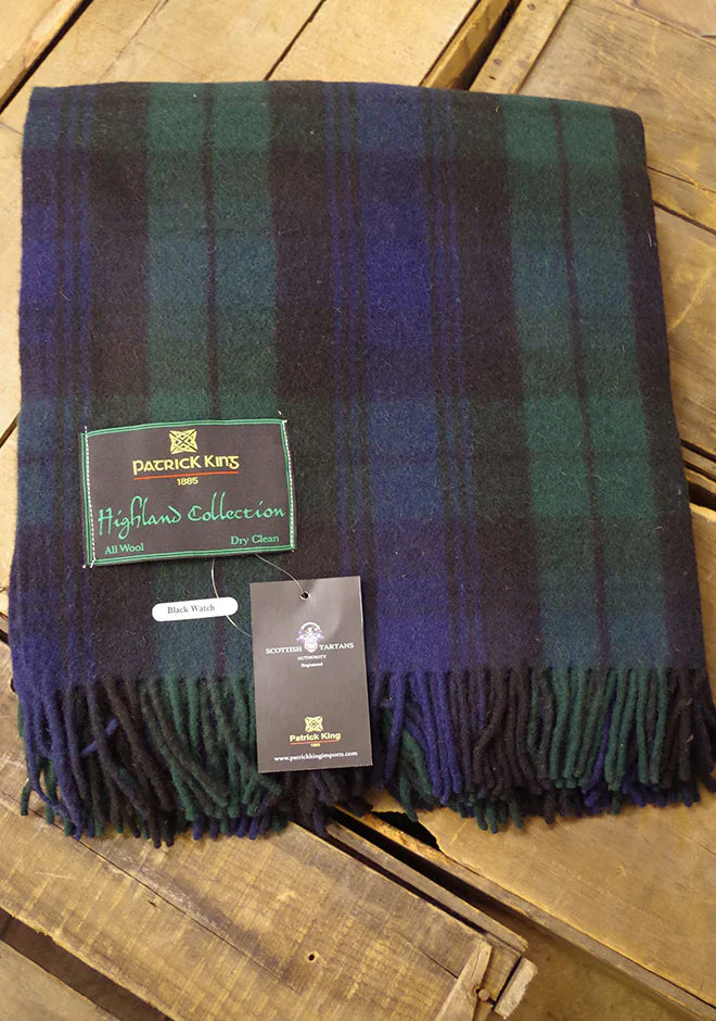 Scottish Plaid Woolen Blankets