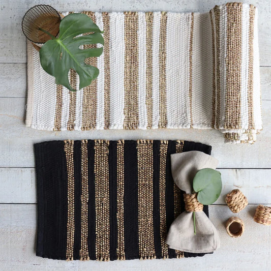 Cameron Chindi Table Runner Black