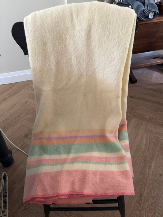 Vintage Mossfield Wool Blanket