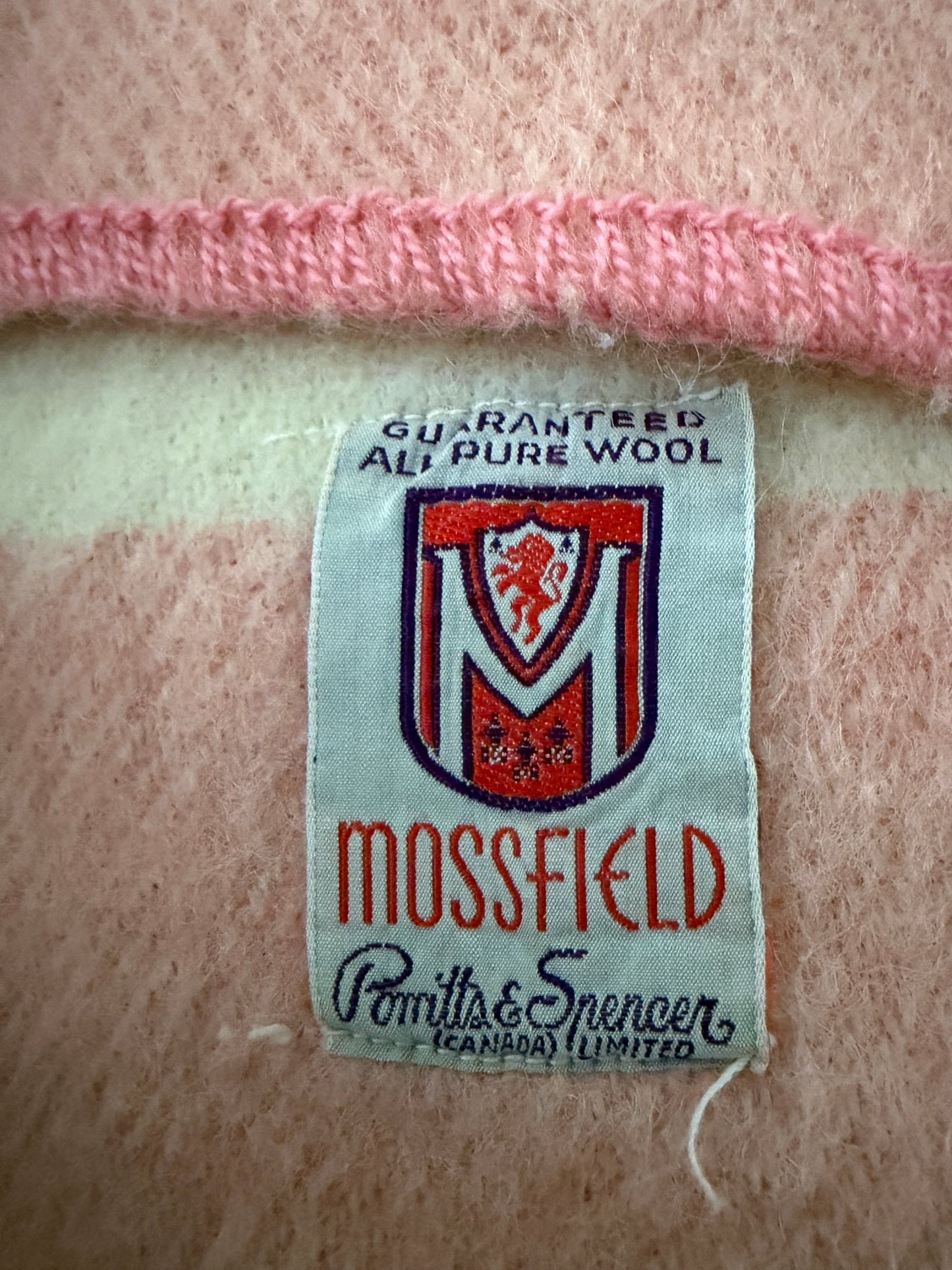 Vintage Mossfield Wool Blanket