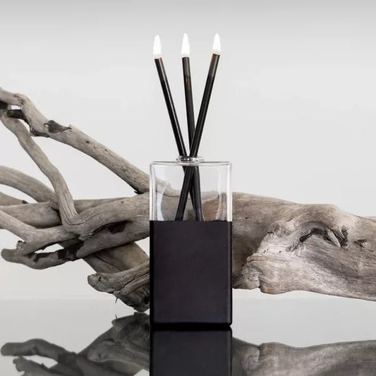 Rectangle Vase: Everlasting Candles