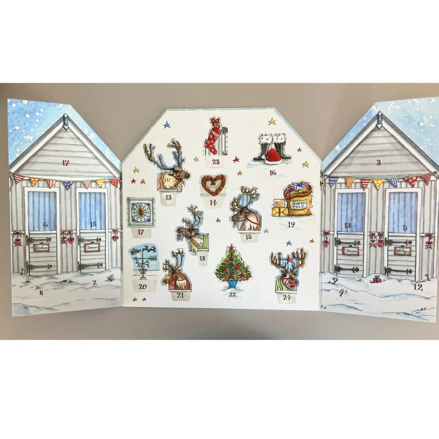 Reindeer Stables Advent Calendar