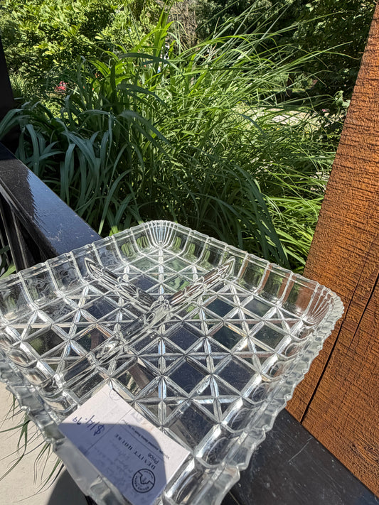 Crystal Square Jewelry Dish