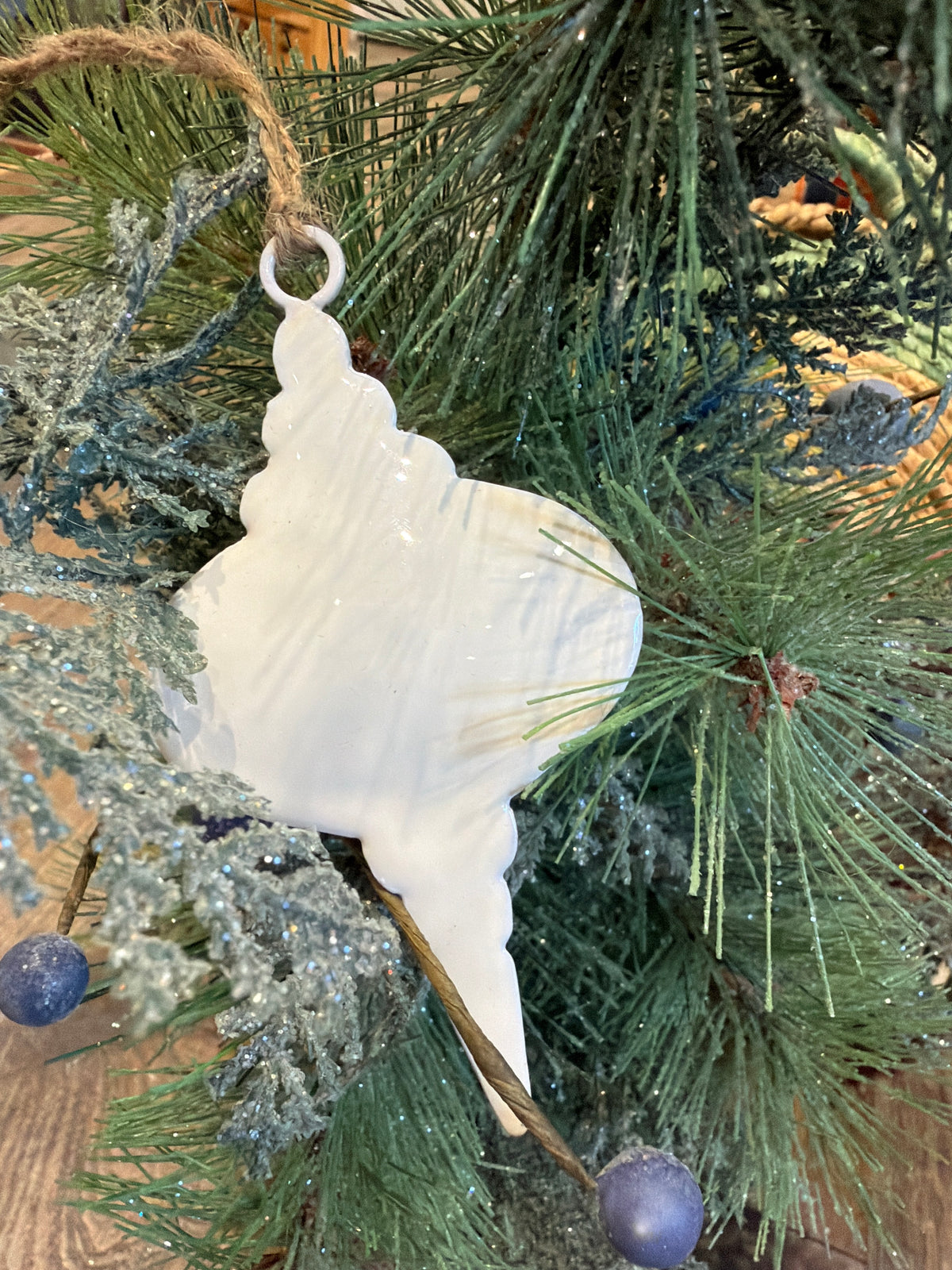 Flat White Ornament
