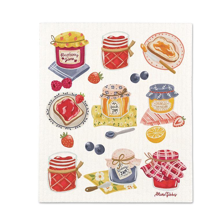 Homemade Jam Dishcloth