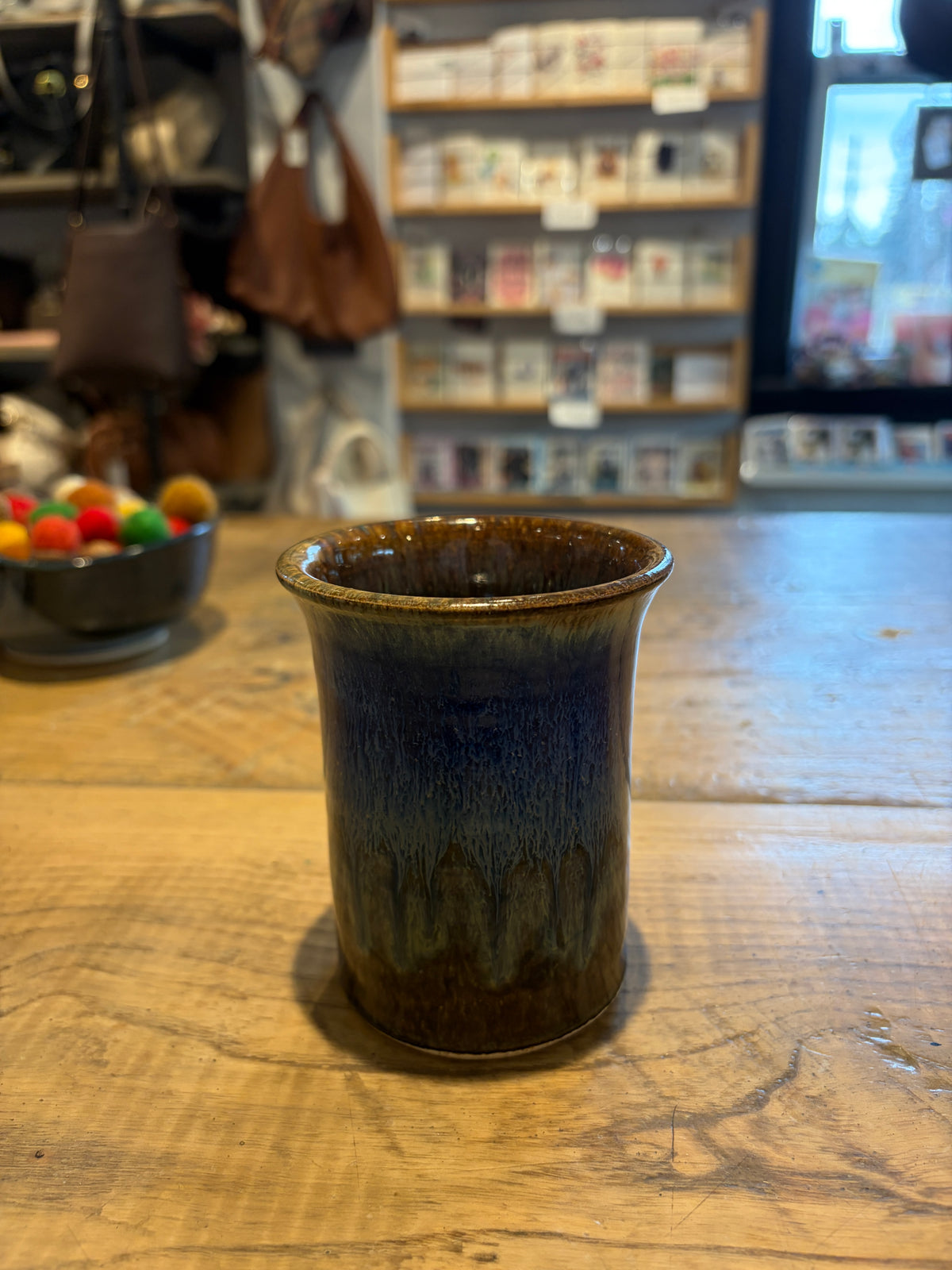 Various vintage studio signed pottery pieces