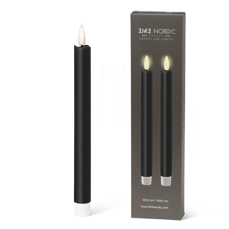 Luxlite Electronic Wax Candles - Taper Pair