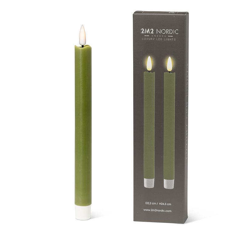 Luxlite Electronic Wax Candles - Taper Pair