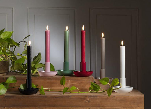 Luxlite Electronic Wax Candles - Taper Pair