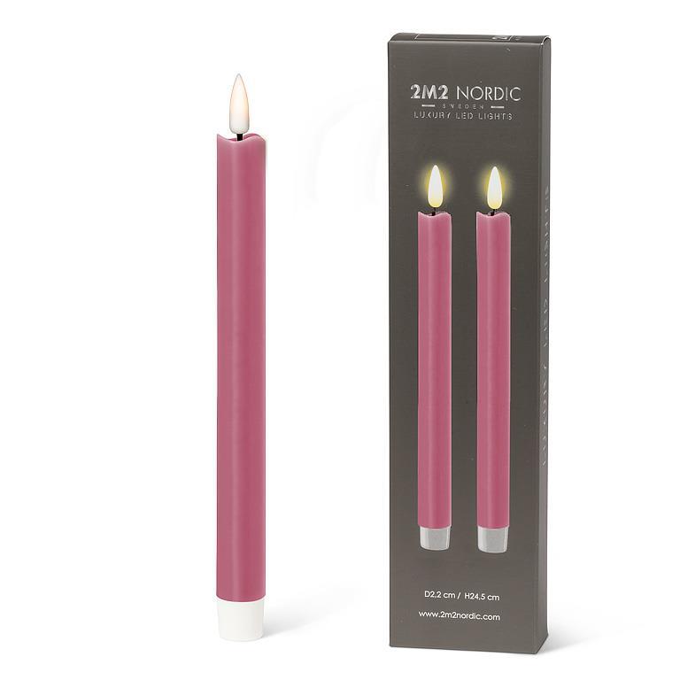 Luxlite Electronic Wax Candles - Taper Pair