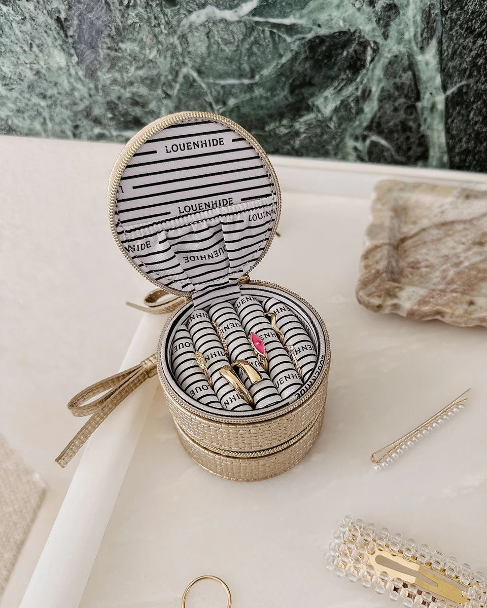 Sofia Jewelry Case - Champagne