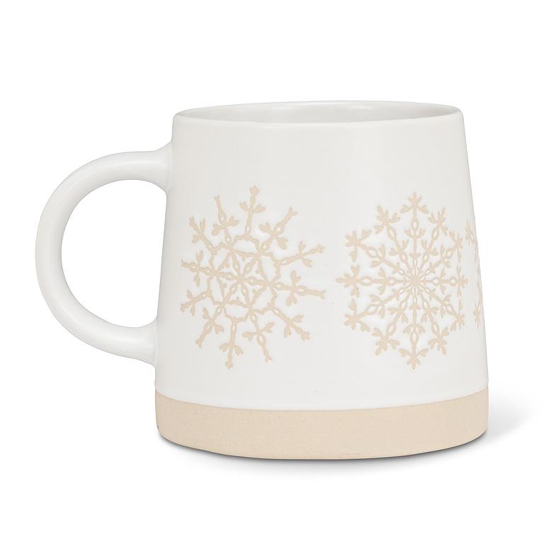 Snowflake Embossed Mug