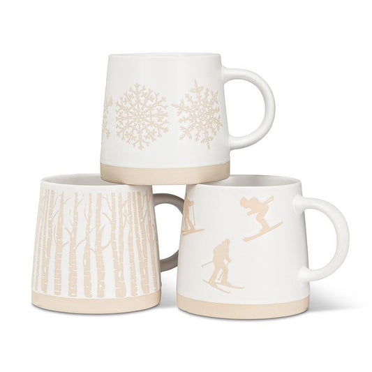 Birch Embossed Mug