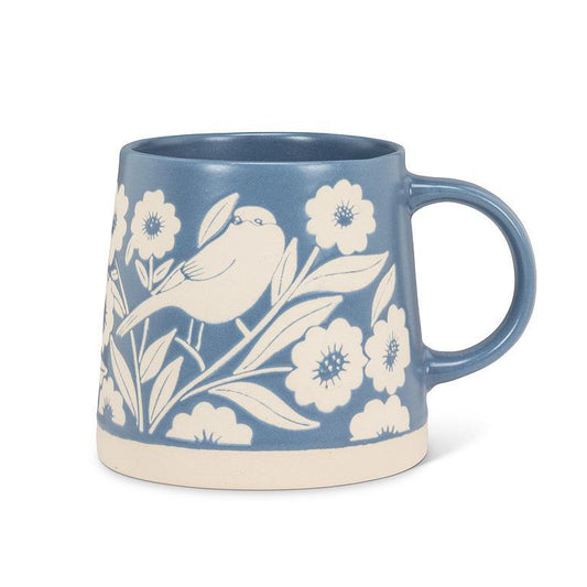 Floral Blue Mug