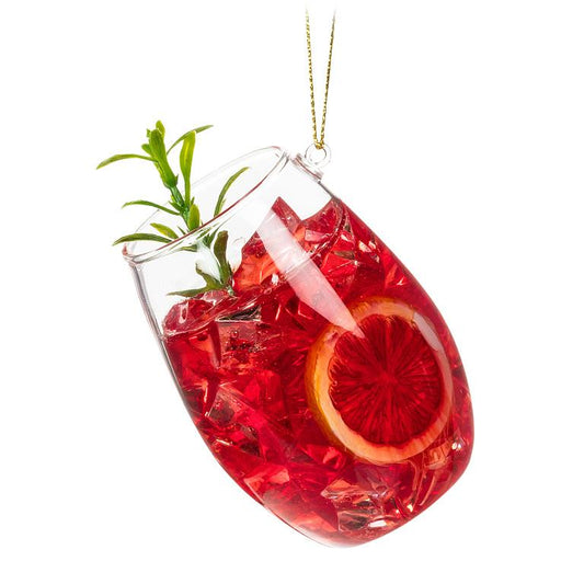 Sangria Wine Cocktail Ornament