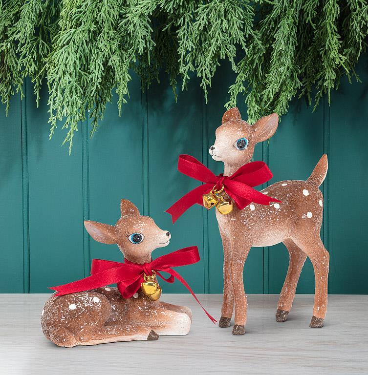 Vintage Style Deer Set of 2