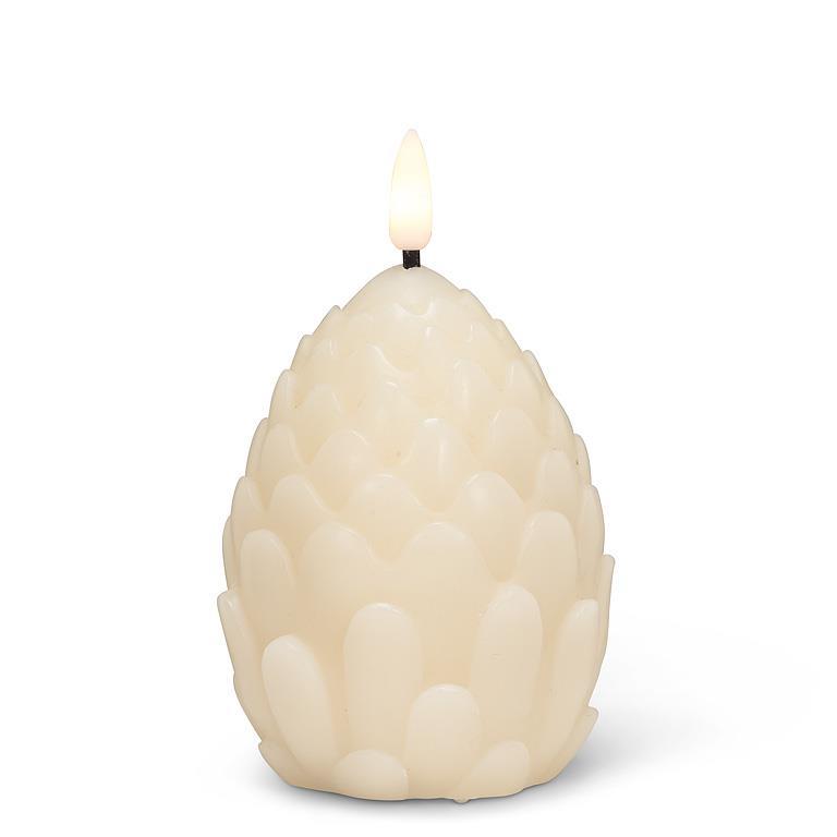 LED Pinecone Candles