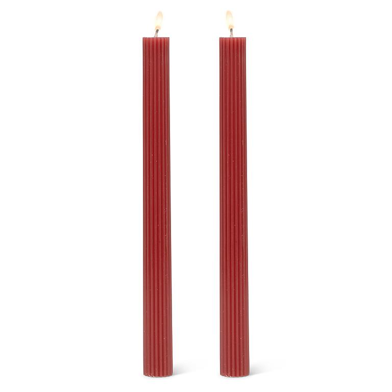 Ribbed Taper Candle Sets
