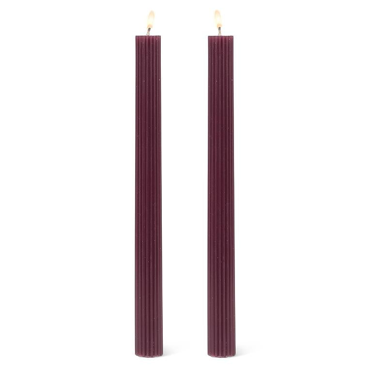 Ribbed Taper Candle Sets