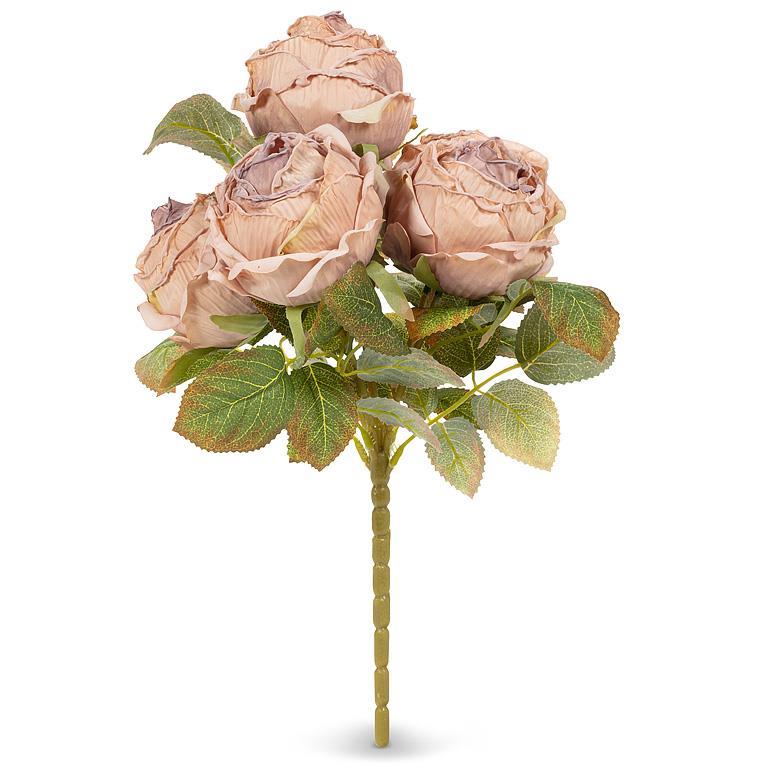 5 Bloom Antique Rose Bouquet