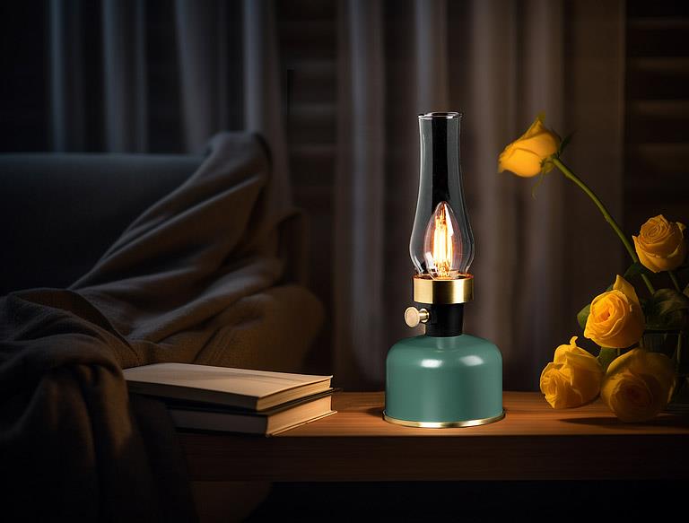 LED Lamp with Chimney