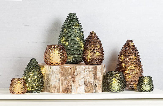 Green Pinecone Tealight