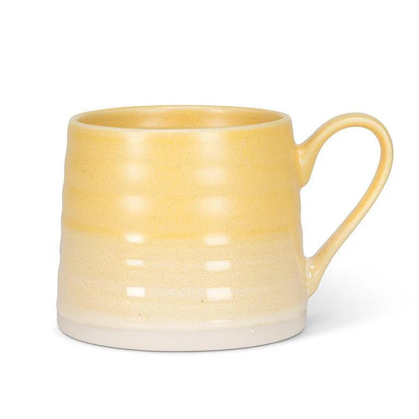 Yellow Ripple Mug