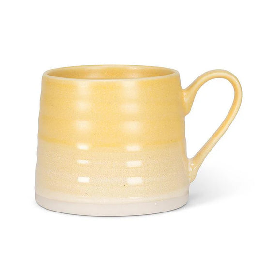 Yellow Ripple Mug