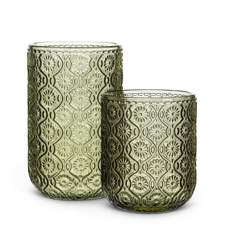 Daisy Highball Glass - Olive