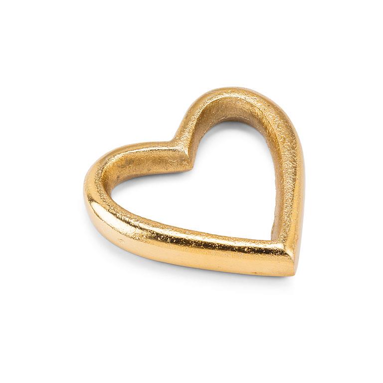 Chunky Gold Heart Decor
