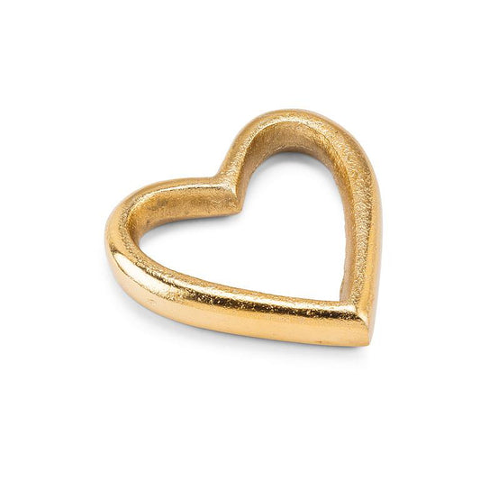 Chunky Gold Heart Decor