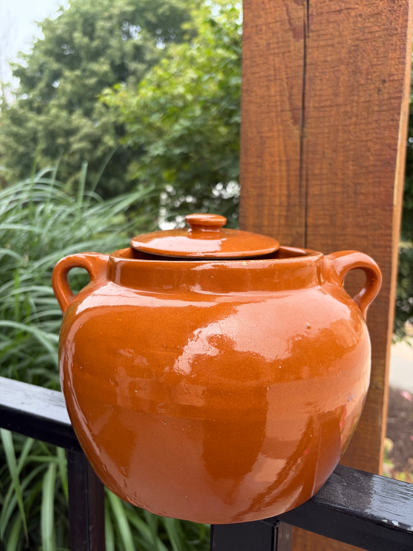Vintage Huge Bean Pot