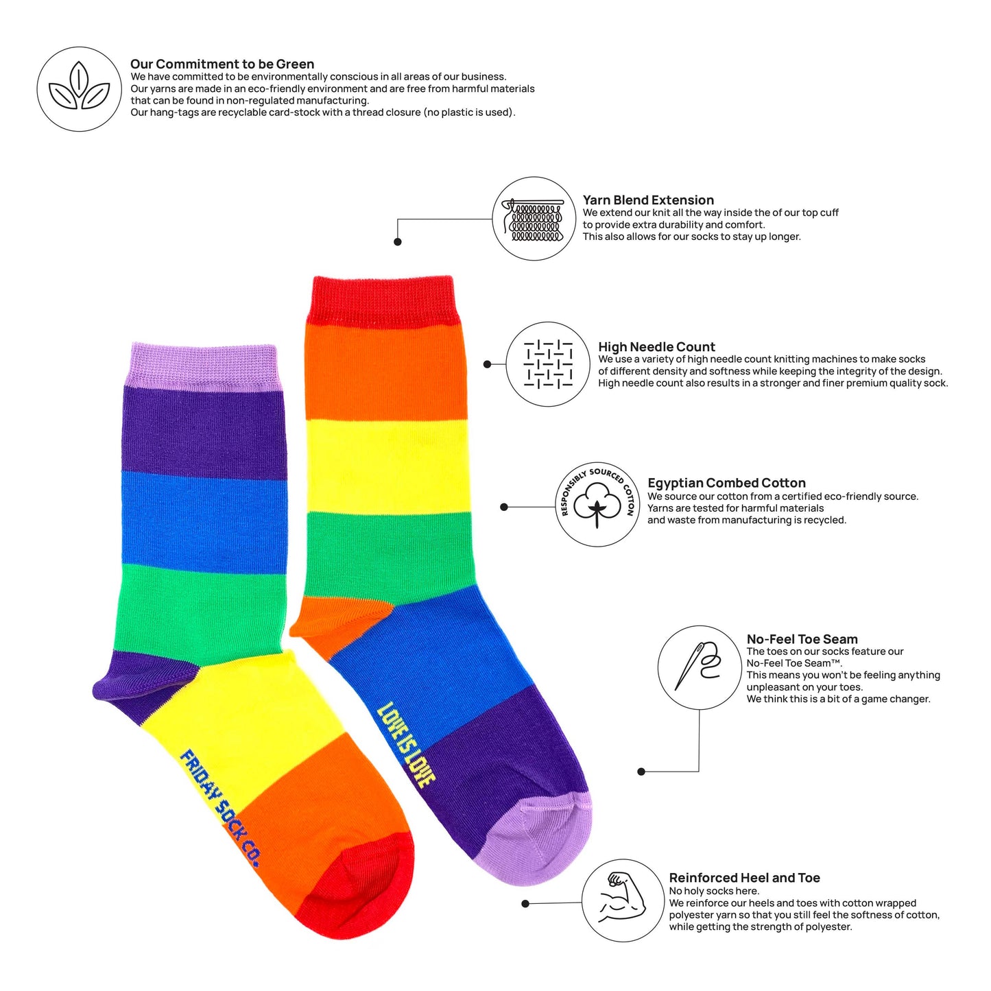 Women’s Love is Love Socks