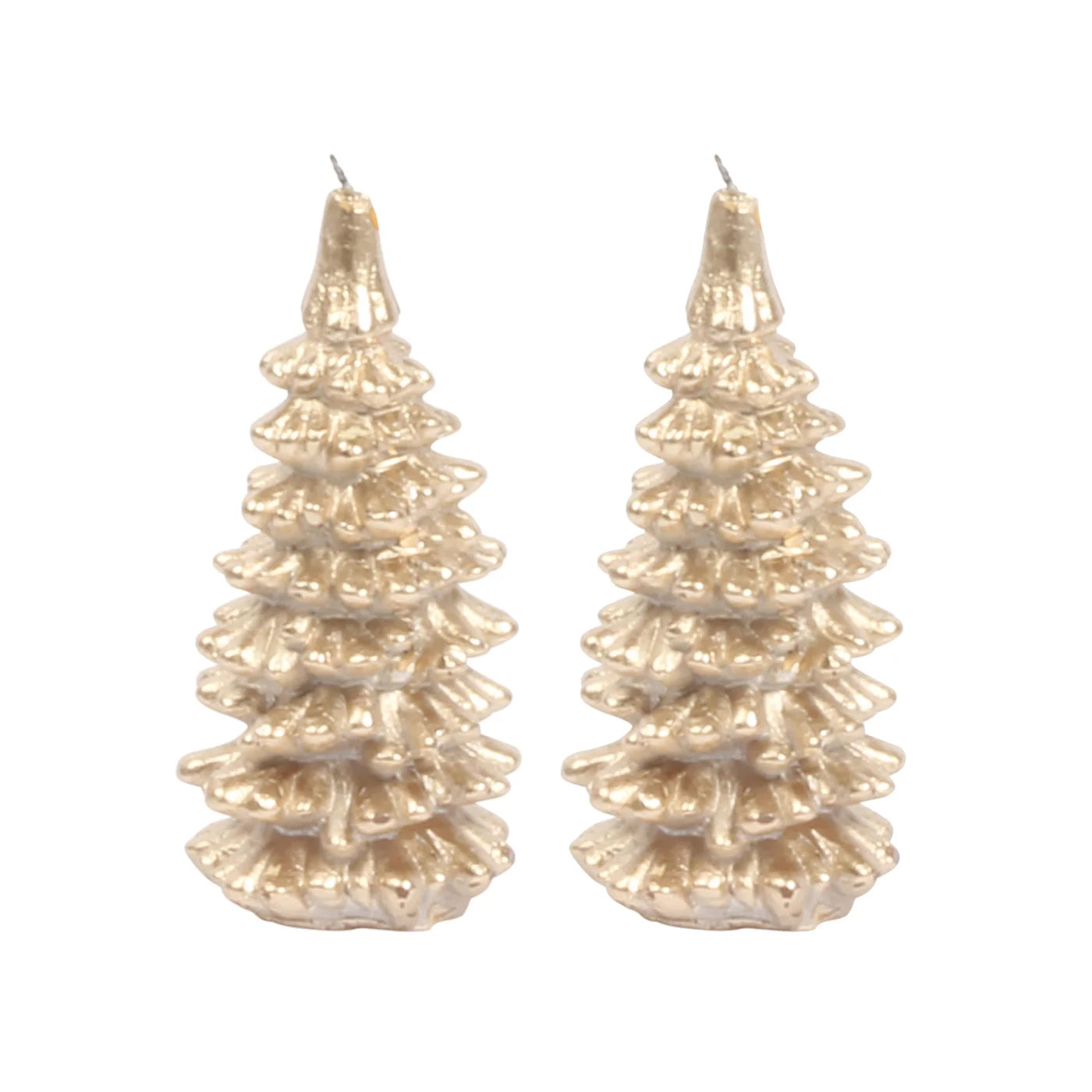 Tree Shaped Metallic Candles