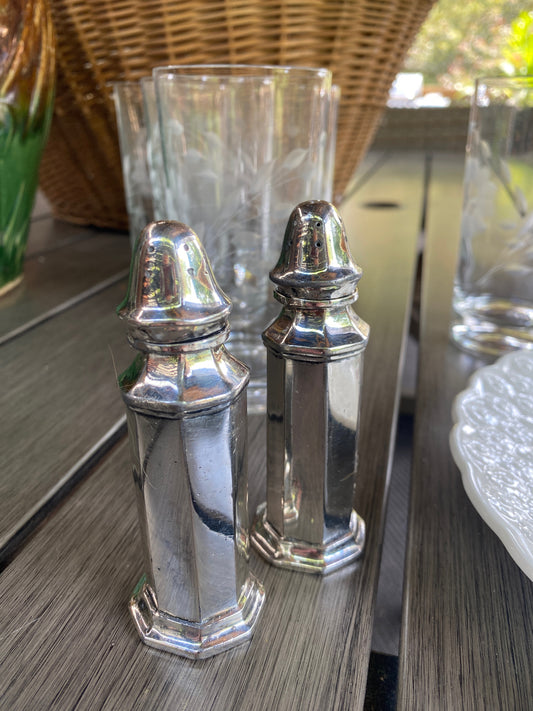 Vintage Shefield Salt & Pepper Set