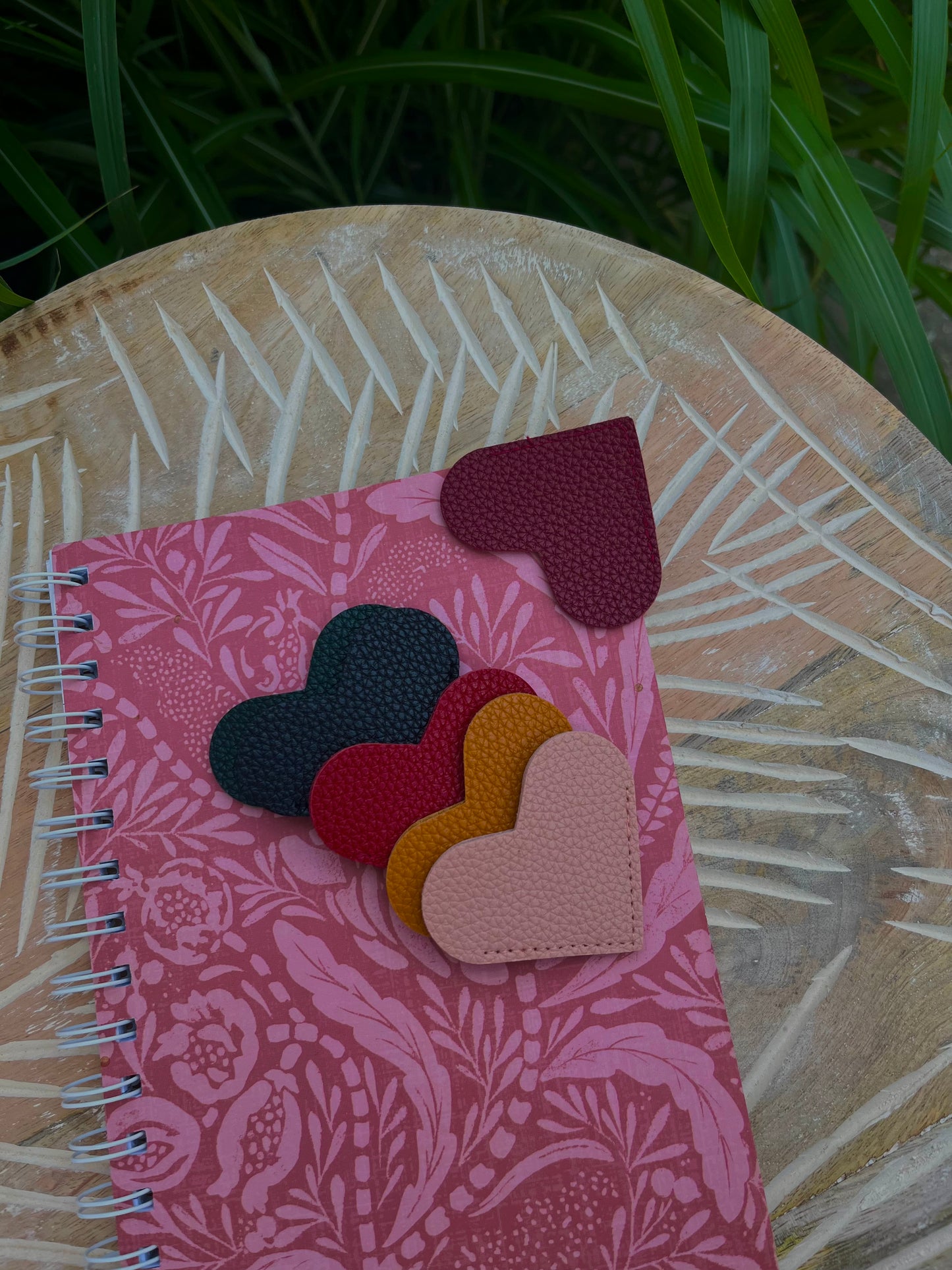 Leather Heart Bookmark