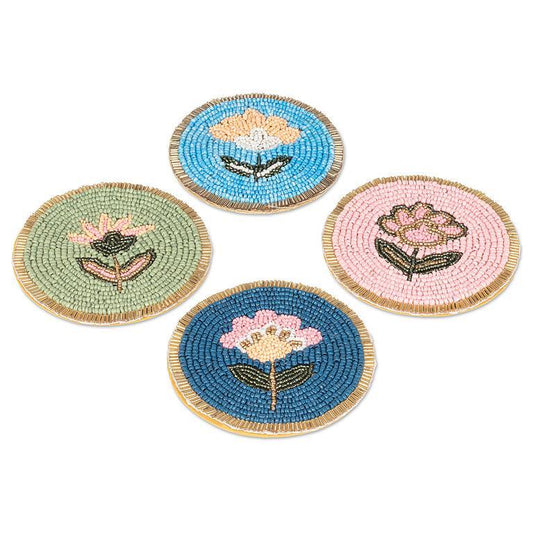 Beaded Coaster Set Of 4